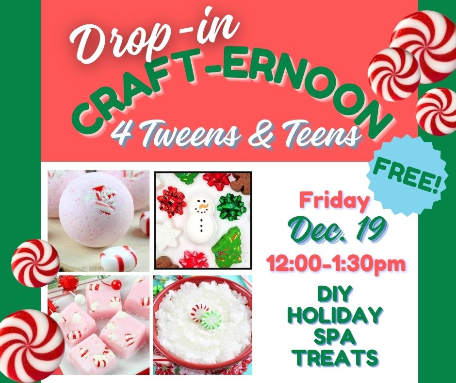Crafternoon DIY Spa Treats flier
