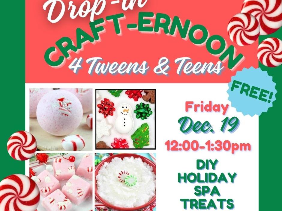 Crafternoon DIY Spa Treats flier